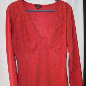 Venus, size Large, holiday sparkle sweater